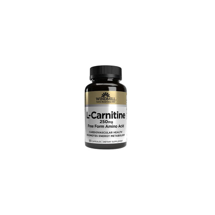 Windmill L-Carnitine 250 mg Capsules, 50 ct