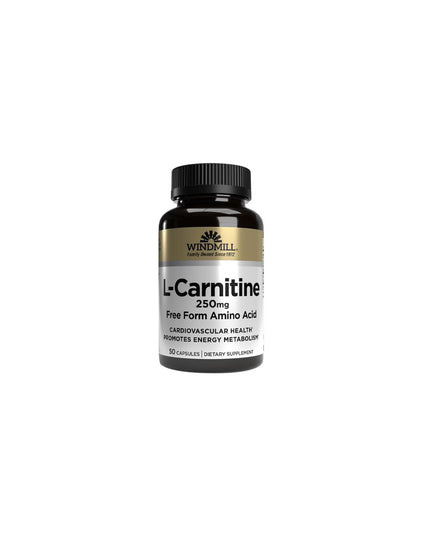 Windmill L-Carnitine 250 mg Capsules, 50 ct