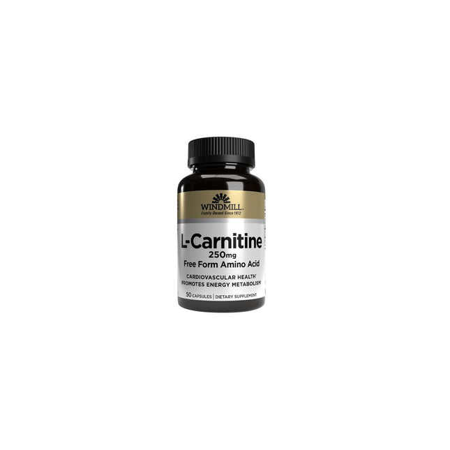 Windmill L-Carnitine 250 mg Capsules, 50 ct