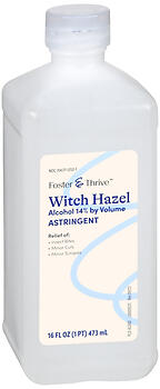 witch hazel, witch hazel astringent, foster and thrive, skin cleanser, facial toner, astringent solution, skin soothing, first aid skin care, insect bite relief, minor cuts and scrapes, post shaving care, skin toner, hamamelis virginiana, гамамелис, ведьмин орех, вяжущее средство, очищение кожи, тоник для лица, уход за кожей, раздражение кожи, укусы насекомых, первая помощь, мелкие порезы, уход после бритья, foster and thrive, hamamelis, astringente, limpiador de piel, tónico facial, cuidado de la piel, ali