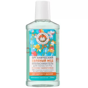 Mouthwash "Organic Salted Honey", Grandma Agafya's Recipes, 250 ml