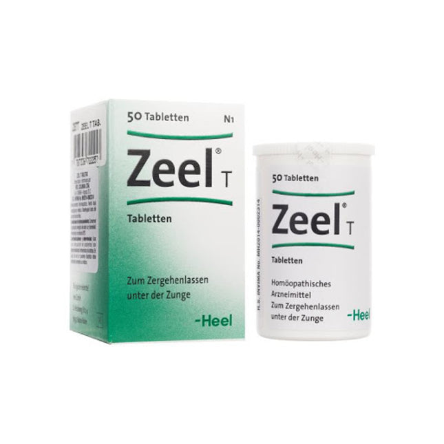 Zeel T packaging with green and white design on a white background